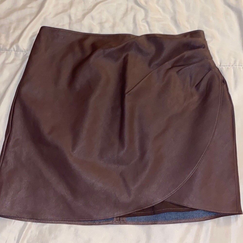 Abercrombie&Fitch Faux Leather Skirt